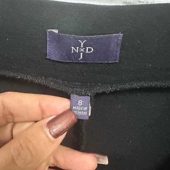 NYDJ Black Leggings Size 8 - Picture 3 of 5
